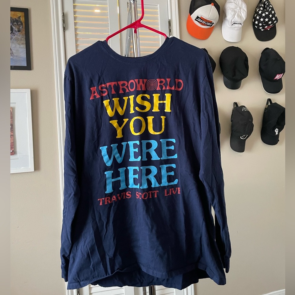Travis Scott Wish You Were Here Astroworld tour t shirt